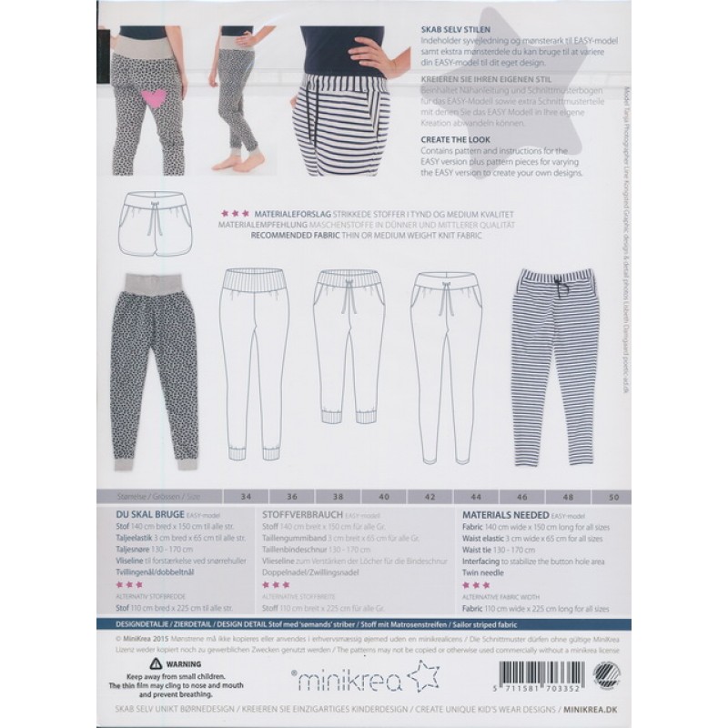 70335 Minikrea Joggers voksne