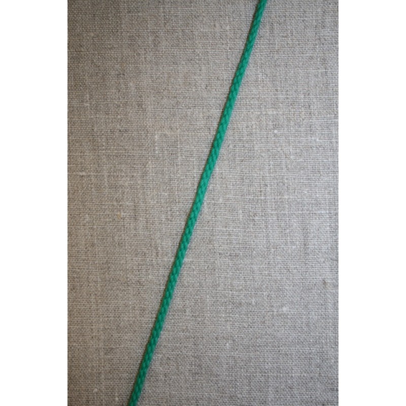 Anoraksnor bomuld 3,5 mm. irgrøn