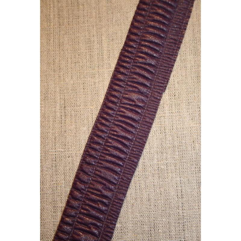 Imiteret læder bånd, lilla