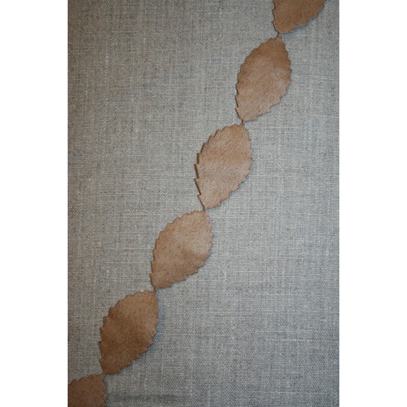 Bånd med blade, brun