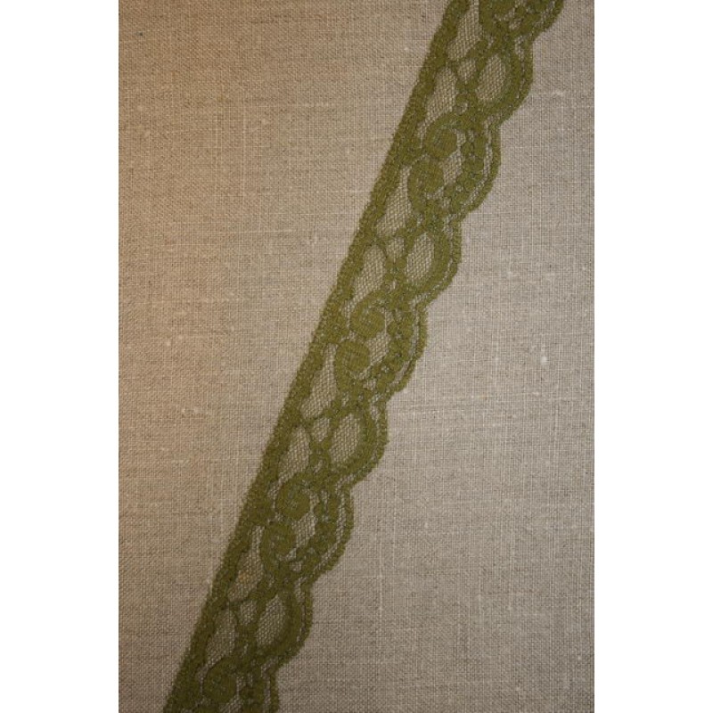 Nylonblonde 30 mm, mørk lime