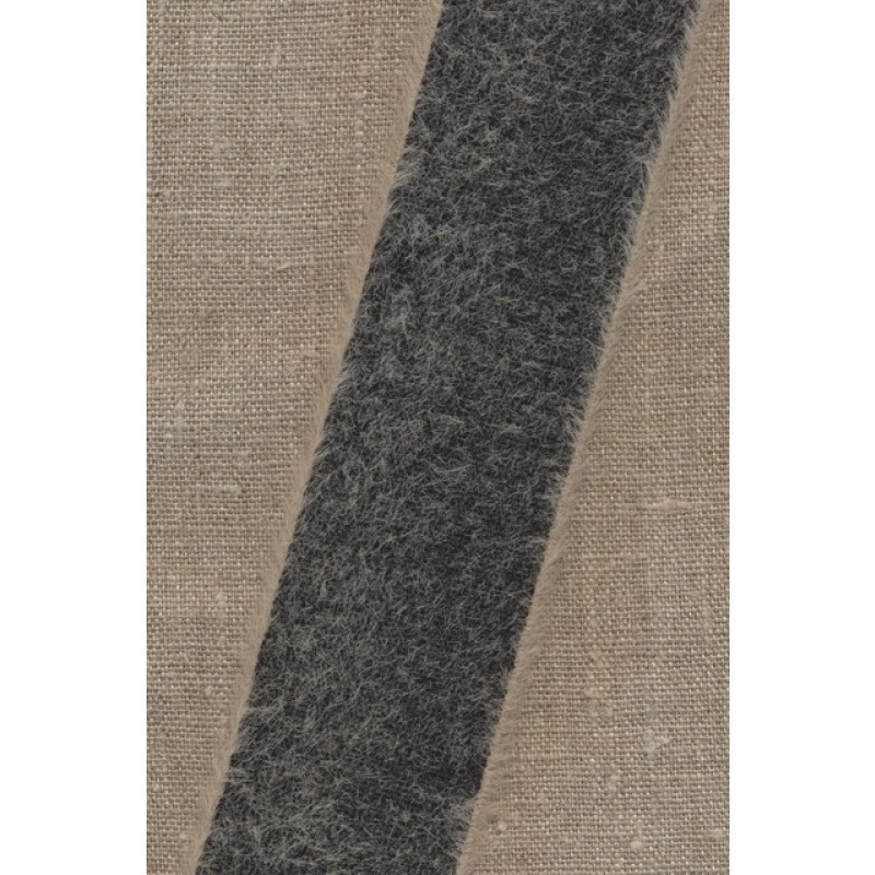 Elastik til bælter 50 mm koksgrå / beige "pelslook"