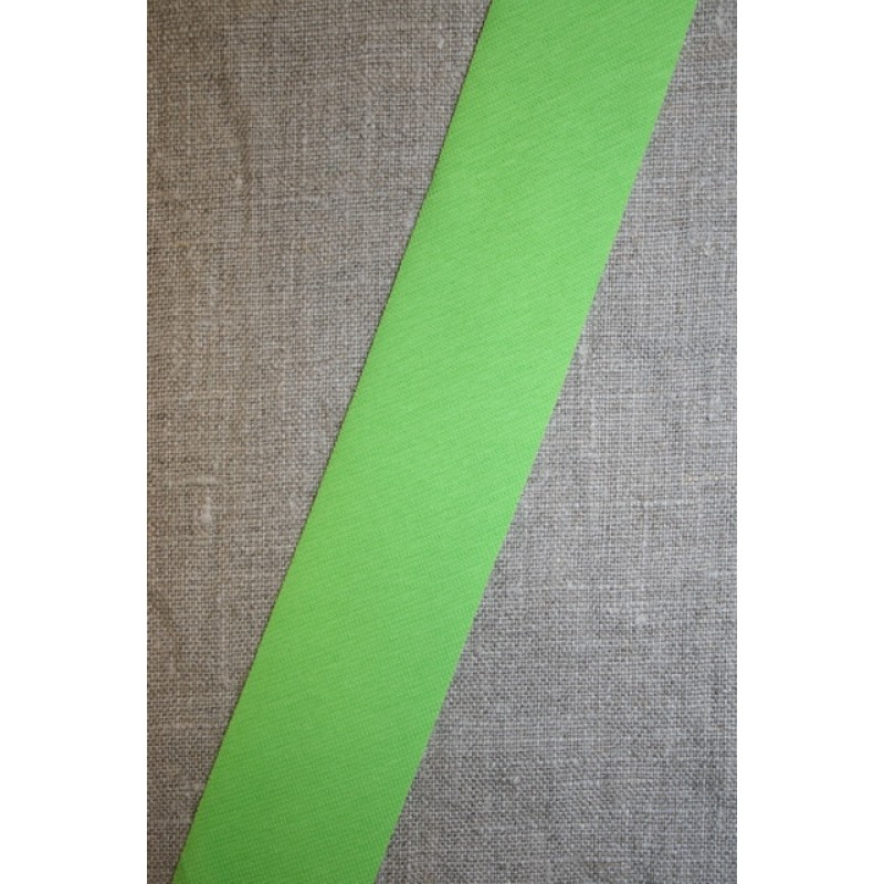 Kantbånd skråbånd i jersey, lime