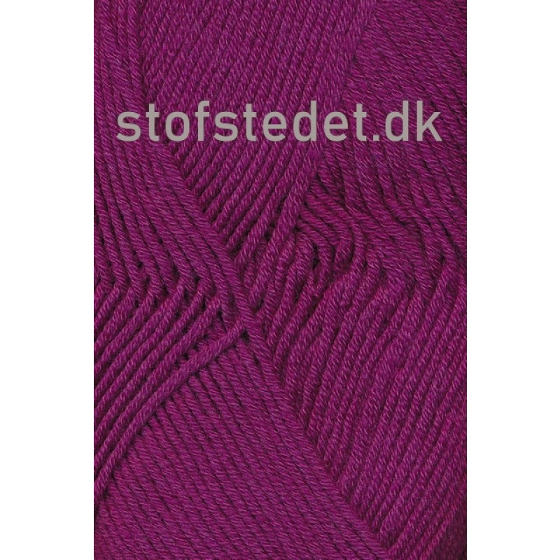 Merino Cotton - Uld/bomuld i mørk cerisse