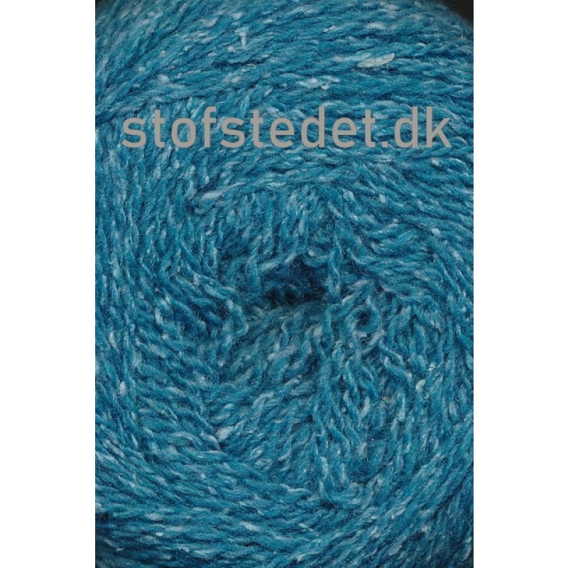 Wool Silk Gots certificeret i petrol | Hjertegarn