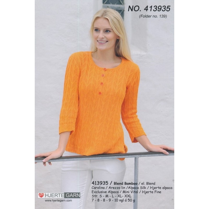 413935 Bluse m/stolpelukning