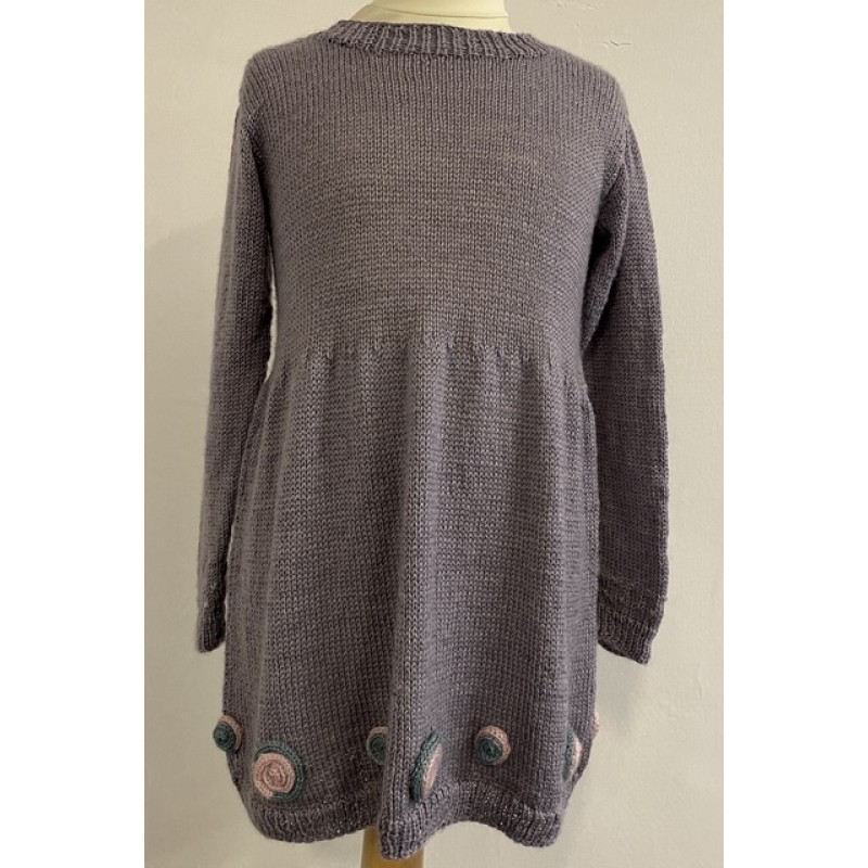 Pige kjole strikket i Bamboo Wool