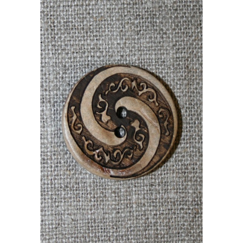 Træknap m/spiral 25 mm.