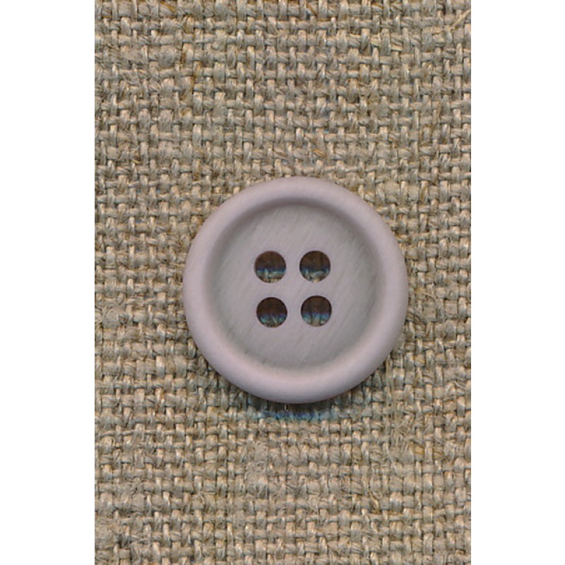 4-huls knap lys lyselilla 15 mm.