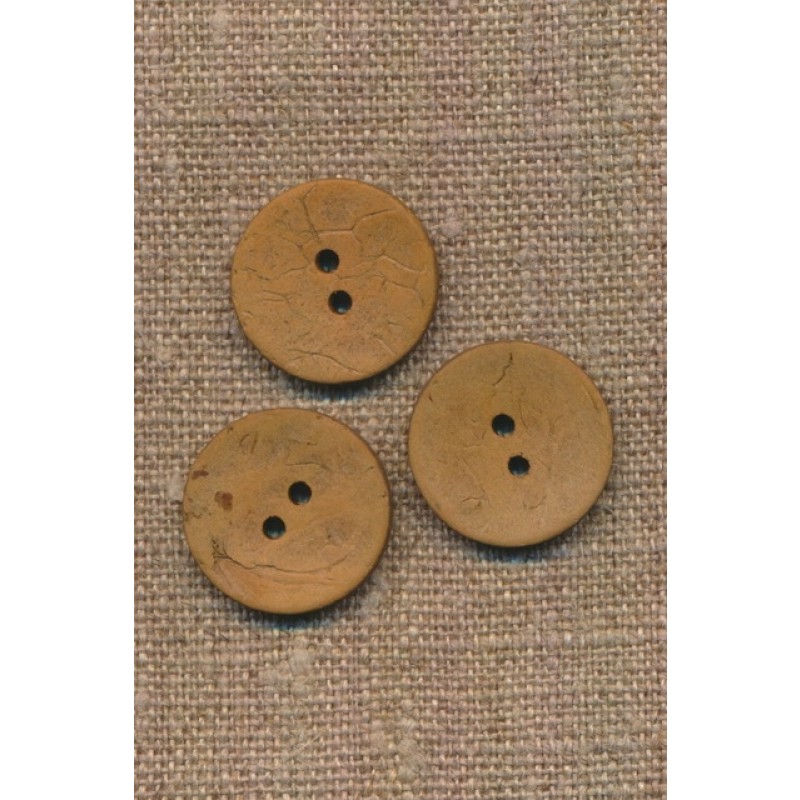 Kokos knap i lys carry 20 mm.