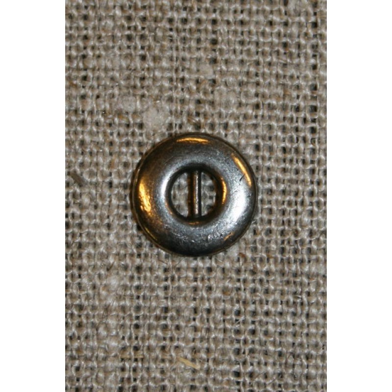 Sølvknap 12 mm.
