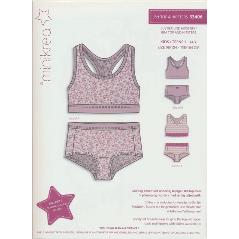 33406 Minikrea BH Top og Hipsters