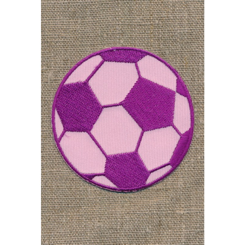 Fodbold lyserød/cerisse, stor