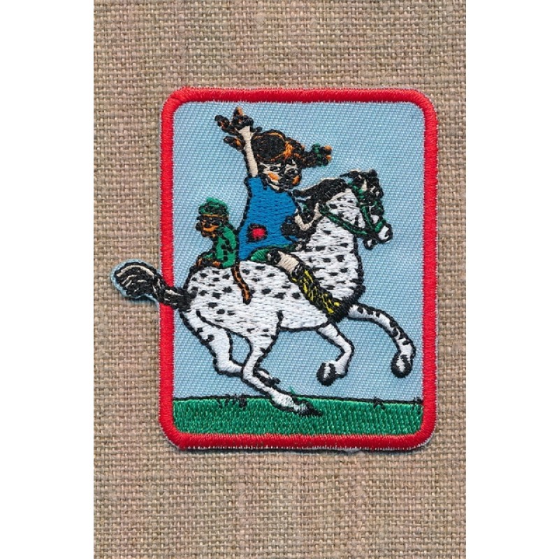 Motiv Pippi Langstrømpe og hest