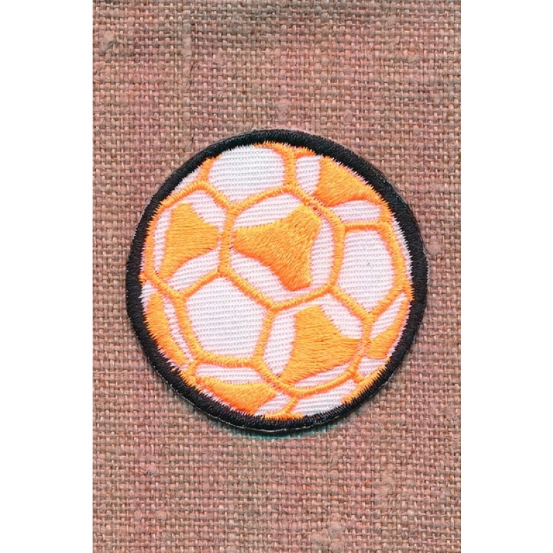 Fodbold neon orange/hvid/sort