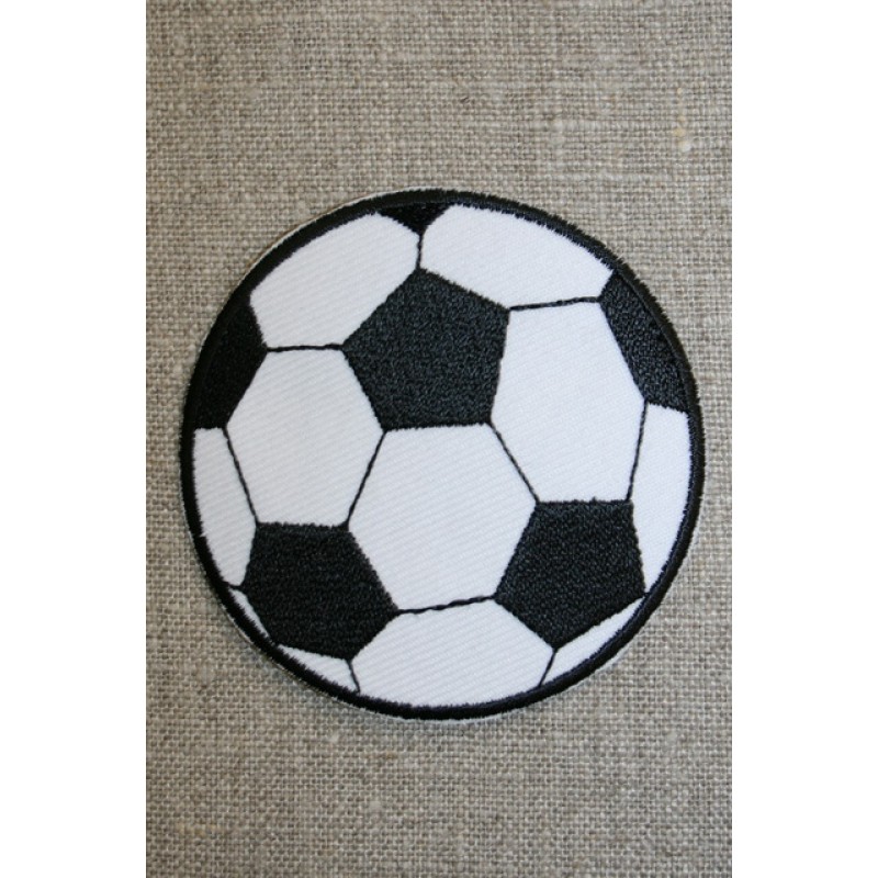 Fodbold sort/hvid, stor