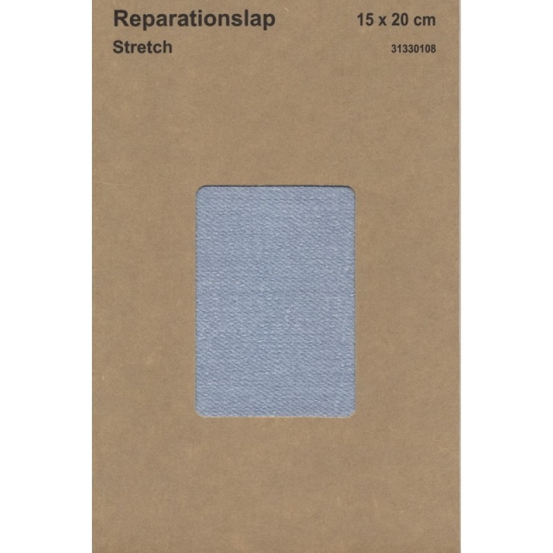 Reparationslap stretch til cowboy i lys denim