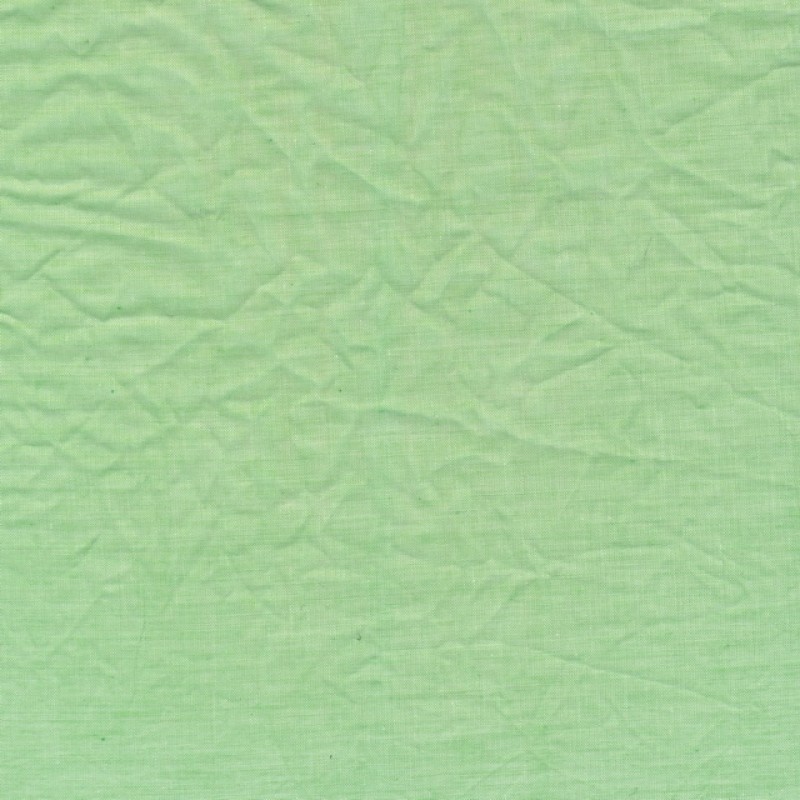 Let krøllet bomulds-voil meleret i lys grøn