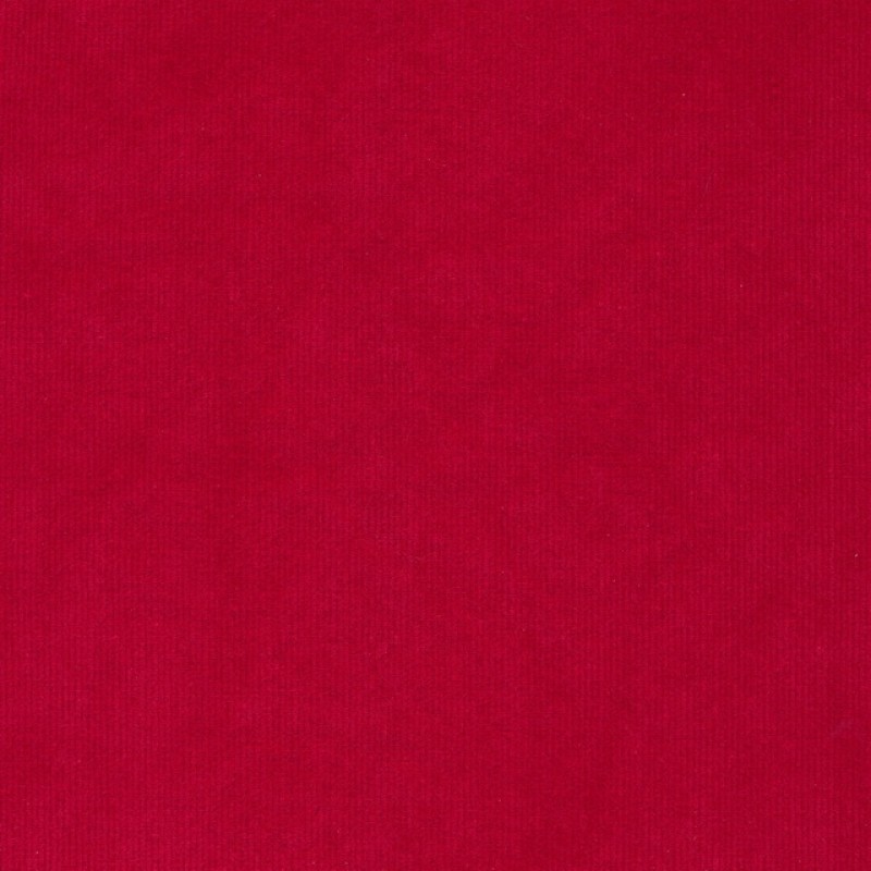 Babyfløjl med stræk i rød