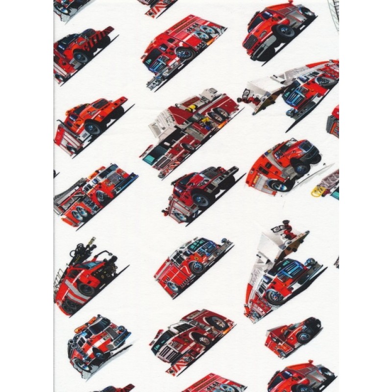 AfklipBomuldlycrakotexmdigitalttrykihvidmedbrandbiler40x60cm-09