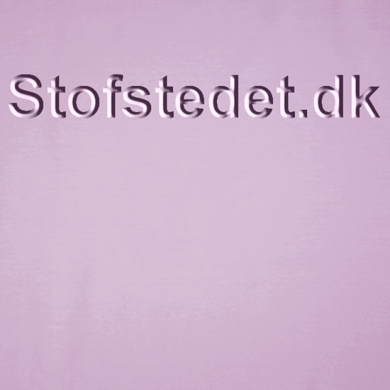Bomuldsjersey i lys lilla/syren
