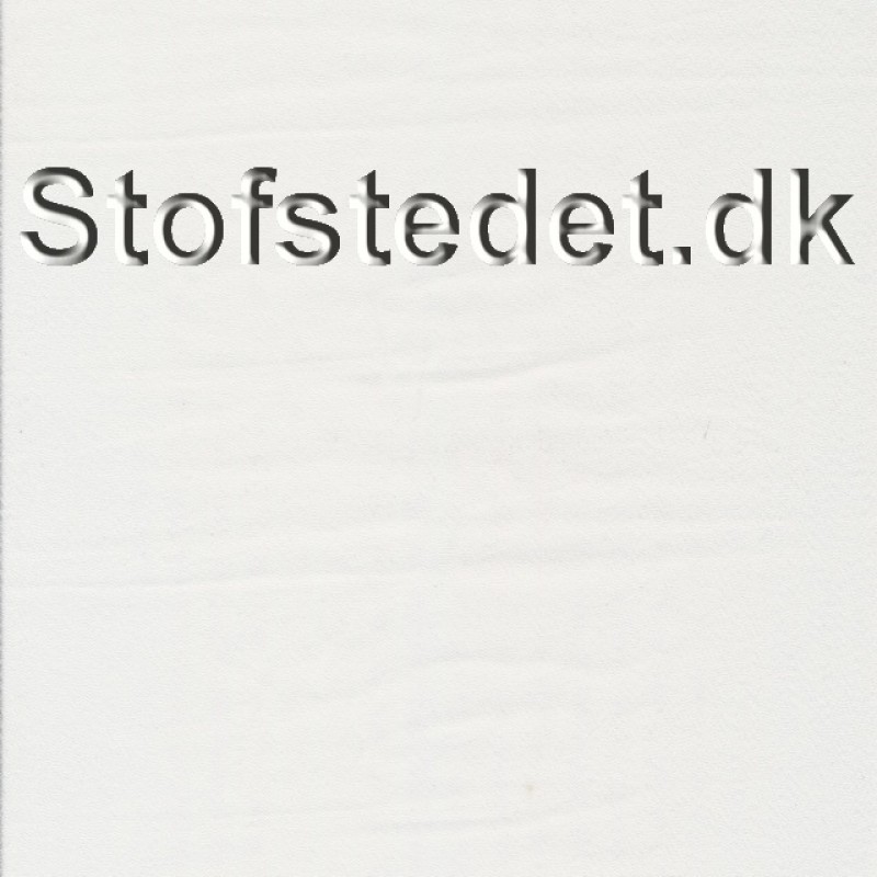 Let polyester i silk-look i hvid