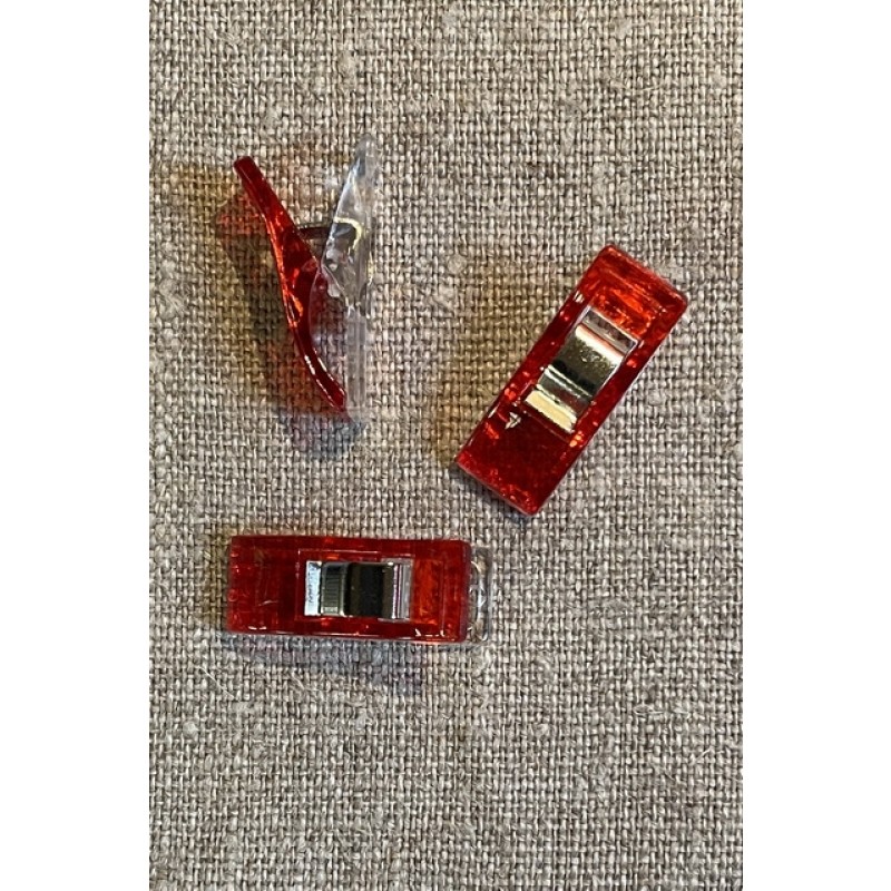 Wonder Clips 10x26 mm - rød