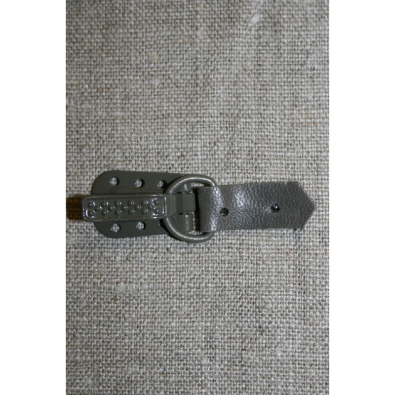 Pelshægt/lukning, grå