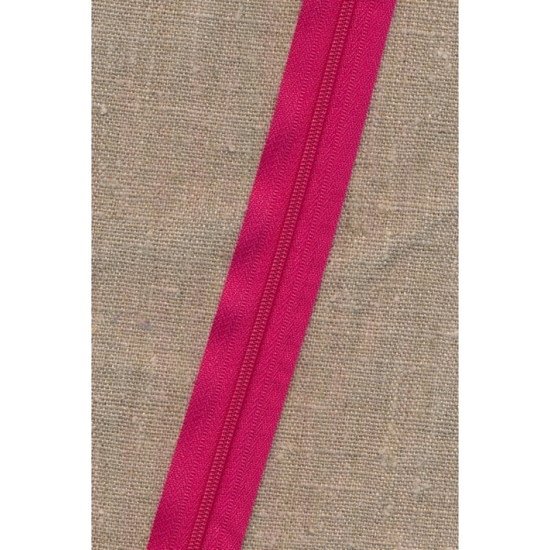 Lynlås i metermål, pink