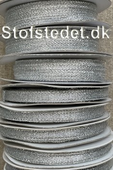 Lamebånd på rulle med 10 meter i sølv - 3 mm. og 6 mm.