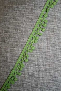 Pompom-bånd med lille pompom, lime
