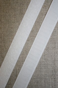 Rest 20 mm. velcro hvid, Hook 31 cm.