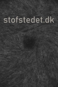 Børstet uld fra Hjertegarn i koksgrå