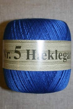 Nr. 5 Hæklegarn, koboltblå