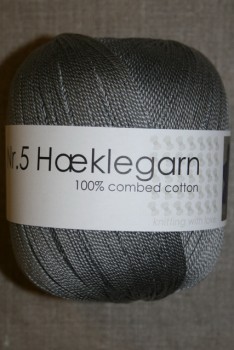 Nr. 5 Hæklegarn, grå
