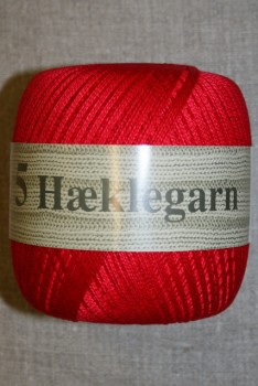 Nr. 5 Hæklegarn, rød