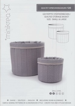 125 QUILTET OPBEVARINGSKURV