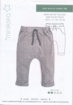 116 Minikrea Baby Buks m/Lomme