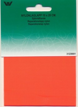 Lapper til regntøj - Reparationslap i Nylon i neon orange