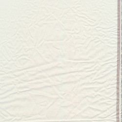 Let krøllet bomulds-voil meleret i knækket hvid