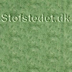 Bomuld med lille mønster i grøn, mørkegrøn og lysegrøn
