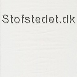 Let polyester i silk-look i hvid