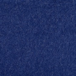 Strikket 100% uld fleece i støvet koboltblå