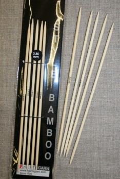 Strømpepinde bambus str 3½+5