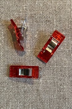 Wonder Clips 10x26 mm - rød