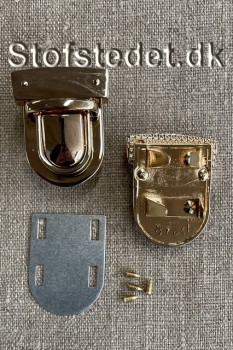 Taskelås i guld 33x42 mm