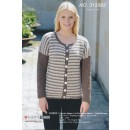 313393 Zig-zag stribet trøje