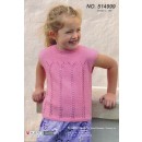 514999 Bluse m/striber el. hulmønster