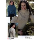 76642 Sweater m/rudemønster