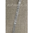 Crystalbånd i klar - strygbar - 8 mm.